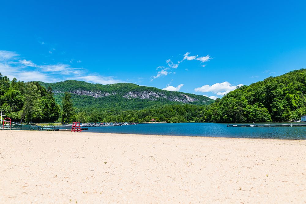 Lake Lure Beach art print by Will Malone for $57.95 CAD