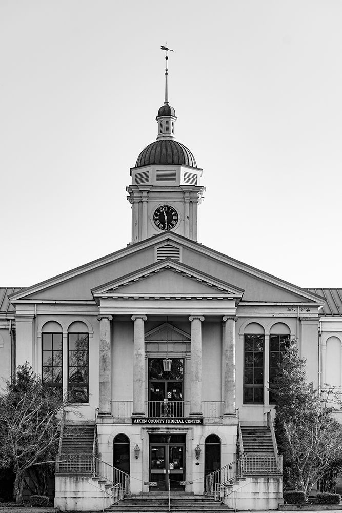Aiken Courthouse Monochrome art print by Will Malone for $57.95 CAD