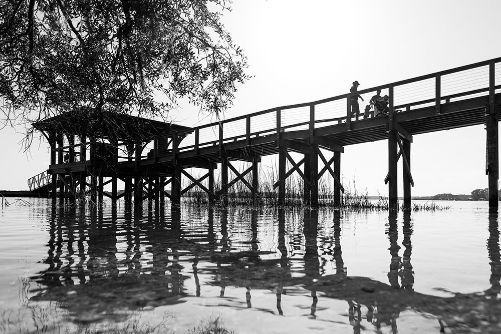 Monochrome Dock art print by Will Malone for $57.95 CAD