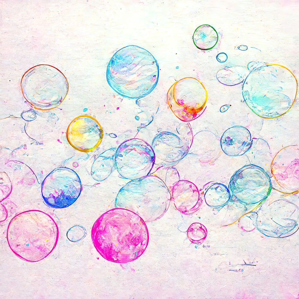 Bubbles 11 art print by Screendoor for $57.95 CAD