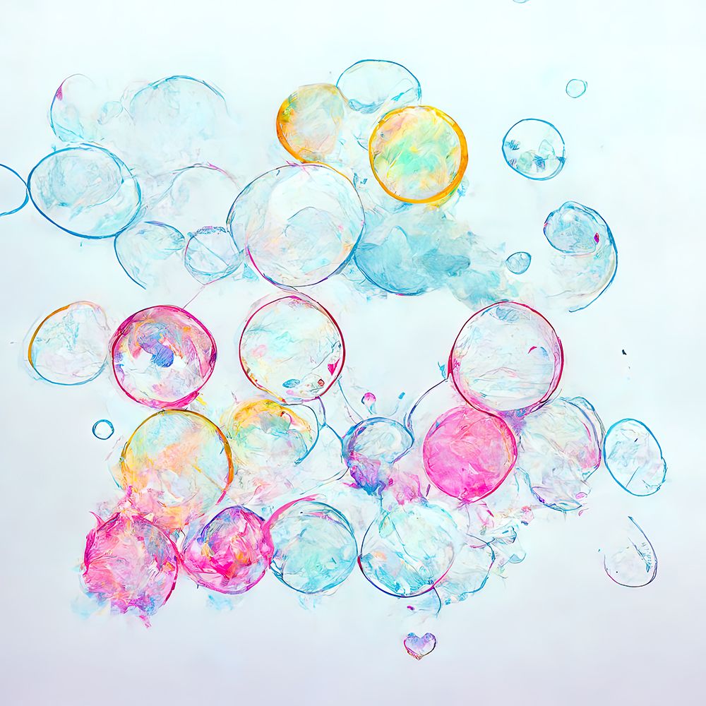 Bubbles 13 art print by Screendoor for $57.95 CAD