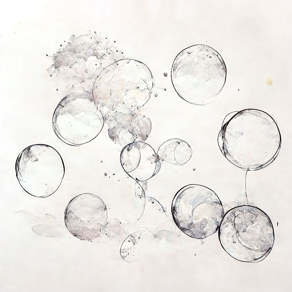 Bubbles 4 art print by Screendoor for $57.95 CAD