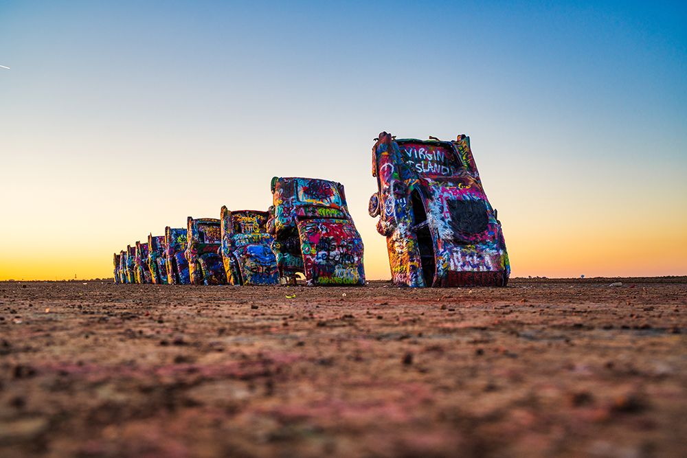 Cadillac Ranch 4 art print by Will Malone for $57.95 CAD