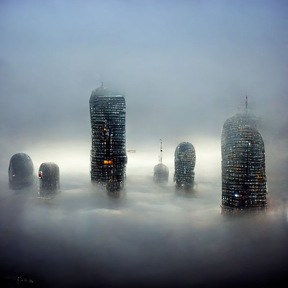 Engulfed in Fog 2 art print by Screendoor for $57.95 CAD