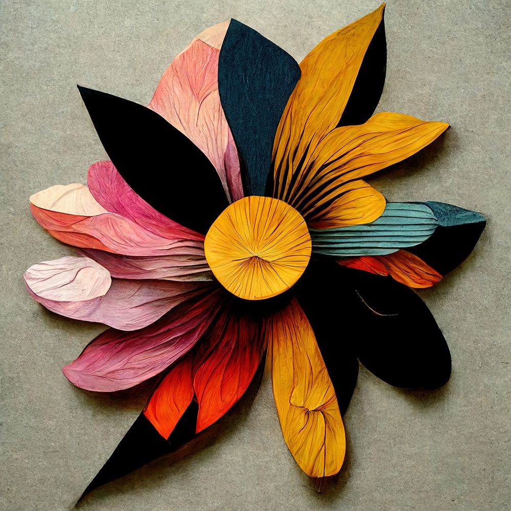 Paper Flowers 15 art print by Screendoor for $57.95 CAD