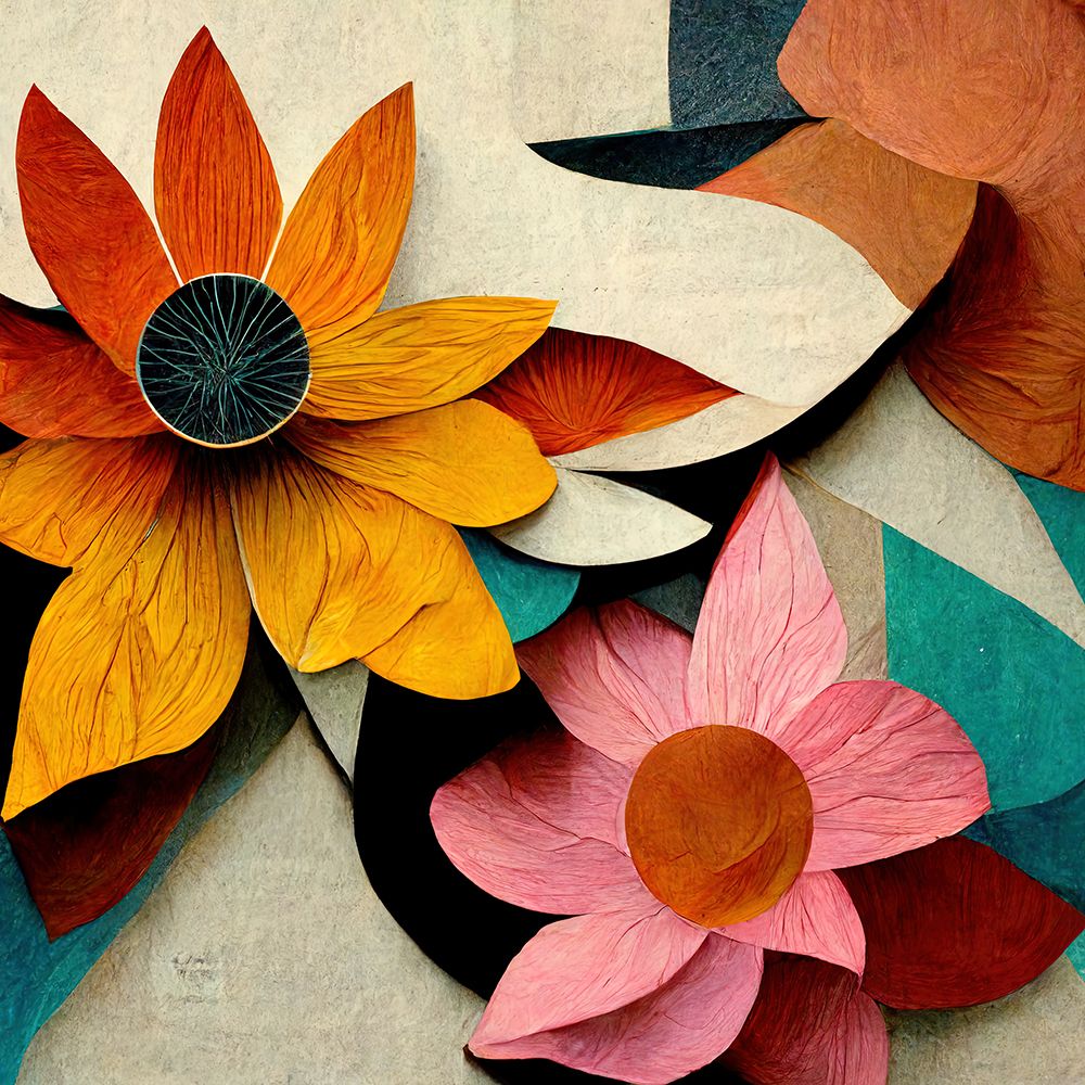 Paper Flowers 20 art print by Screendoor for $57.95 CAD