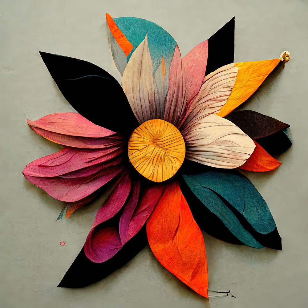 Paper Flowers 2 art print by Screendoor for $57.95 CAD