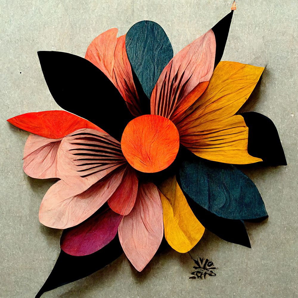 Paper Flowers art print by Screendoor for $57.95 CAD