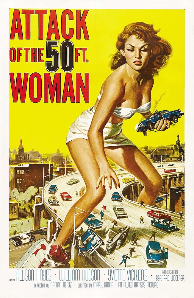 Attack of the 50 Foot Woman art print by Screendoor for $57.95 CAD