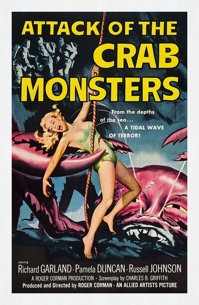 Attack Of The Crab Monsters art print by Screendoor for $57.95 CAD