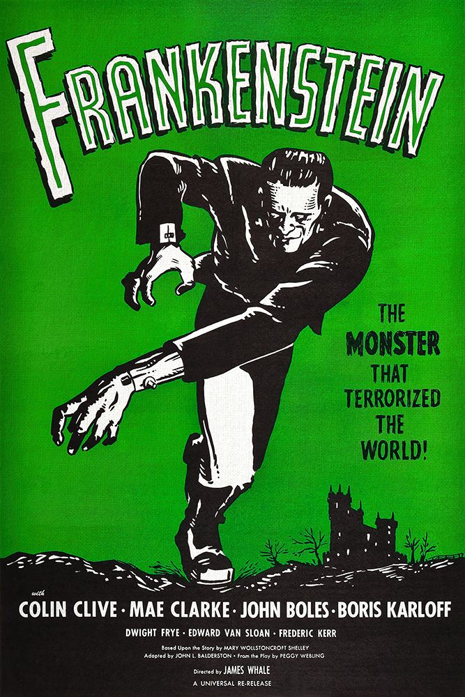 Frankenstein the Monster art print by Screendoor for $57.95 CAD