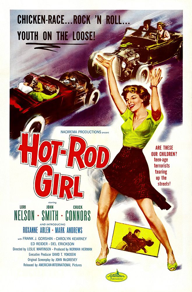 Hot Rod Girl art print by Screendoor for $57.95 CAD