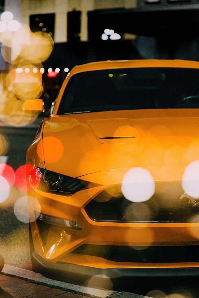 The Orange Mustang art print by Will Malone for $57.95 CAD