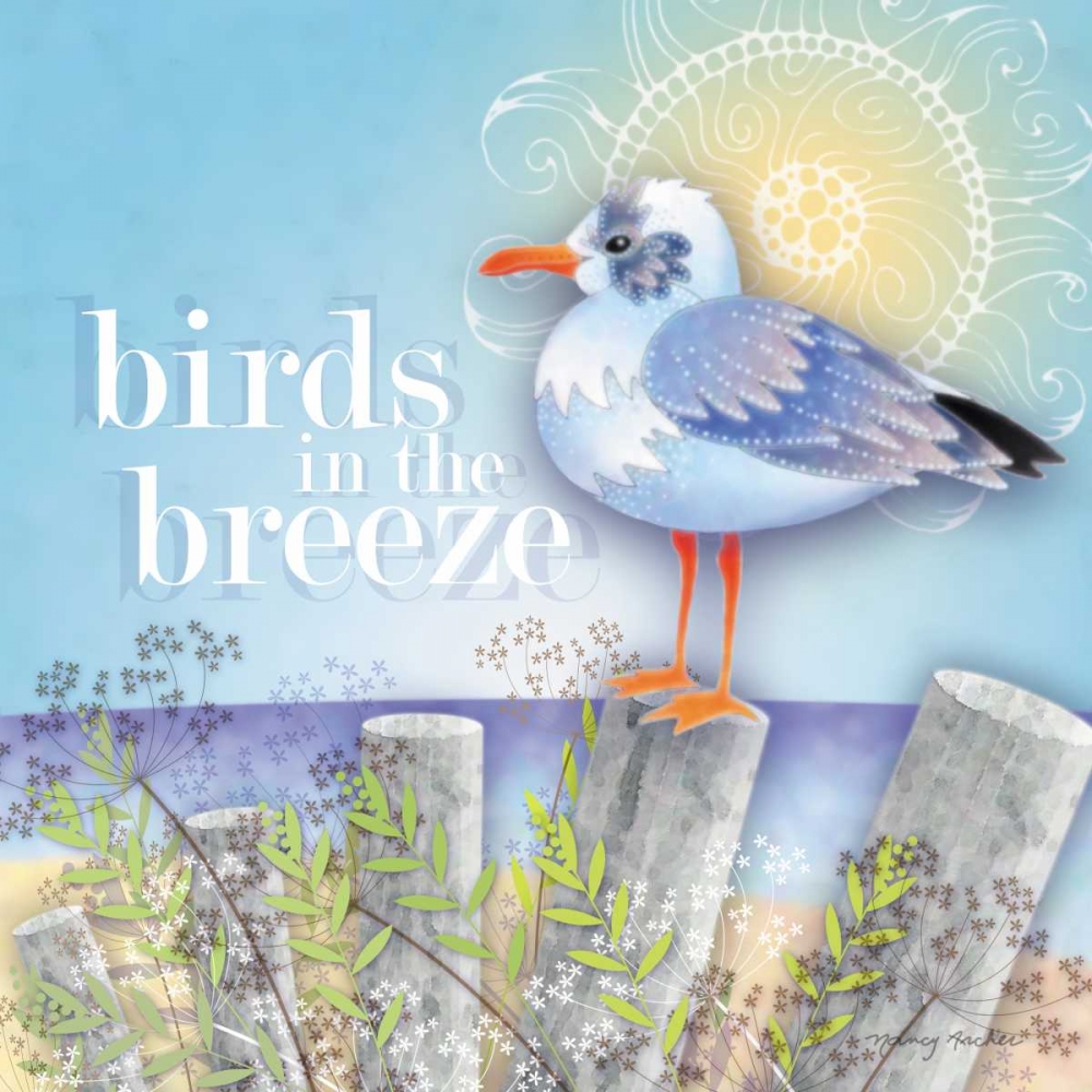 Birds in the Breeze art print by Nancy Archer for $57.95 CAD