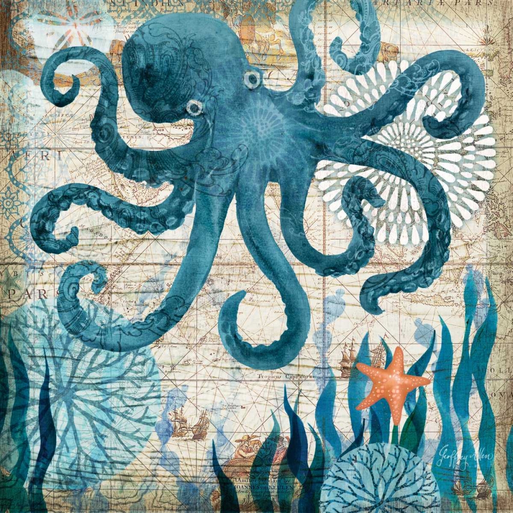 Monterey Bay I art print by Gango Private for $57.95 CAD