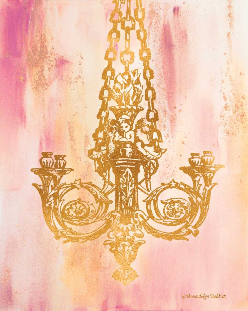 Pink and Gold II art print by Gwendolyn Babbitt for $57.95 CAD
