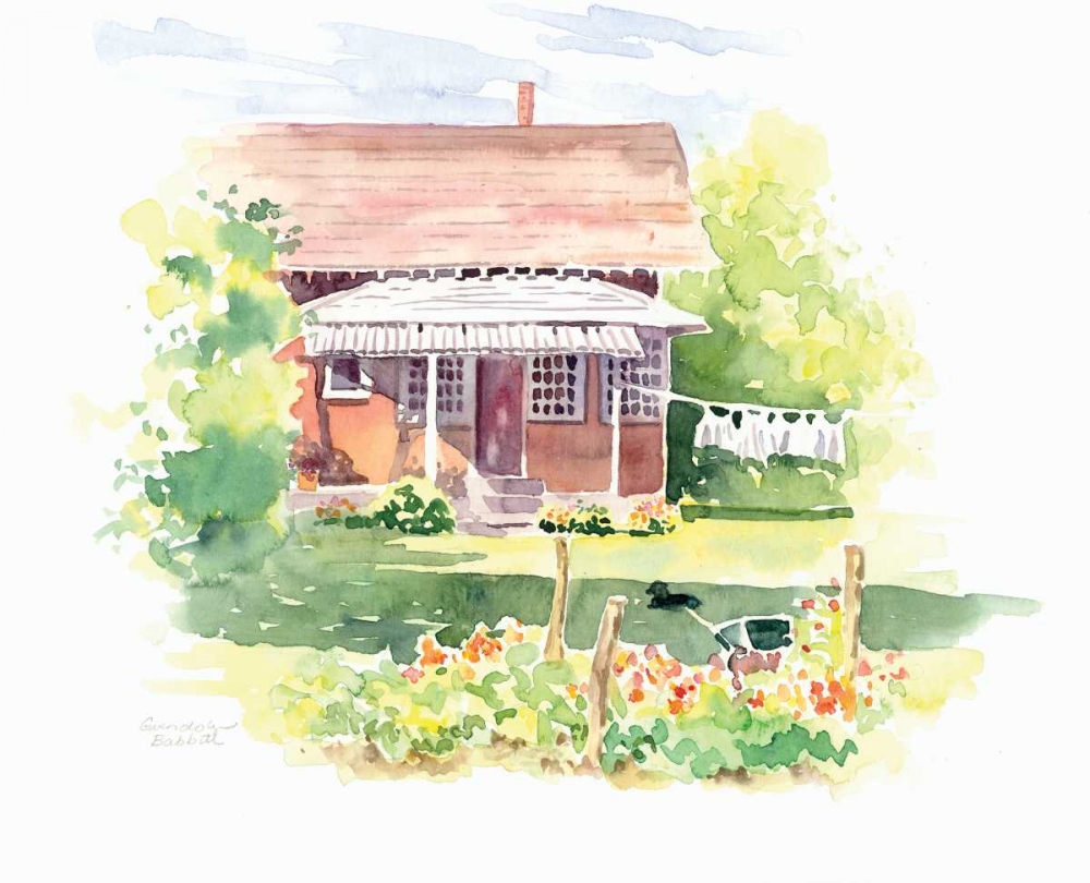 Ridgefield Cottage art print by Gwendolyn Babbitt for $57.95 CAD