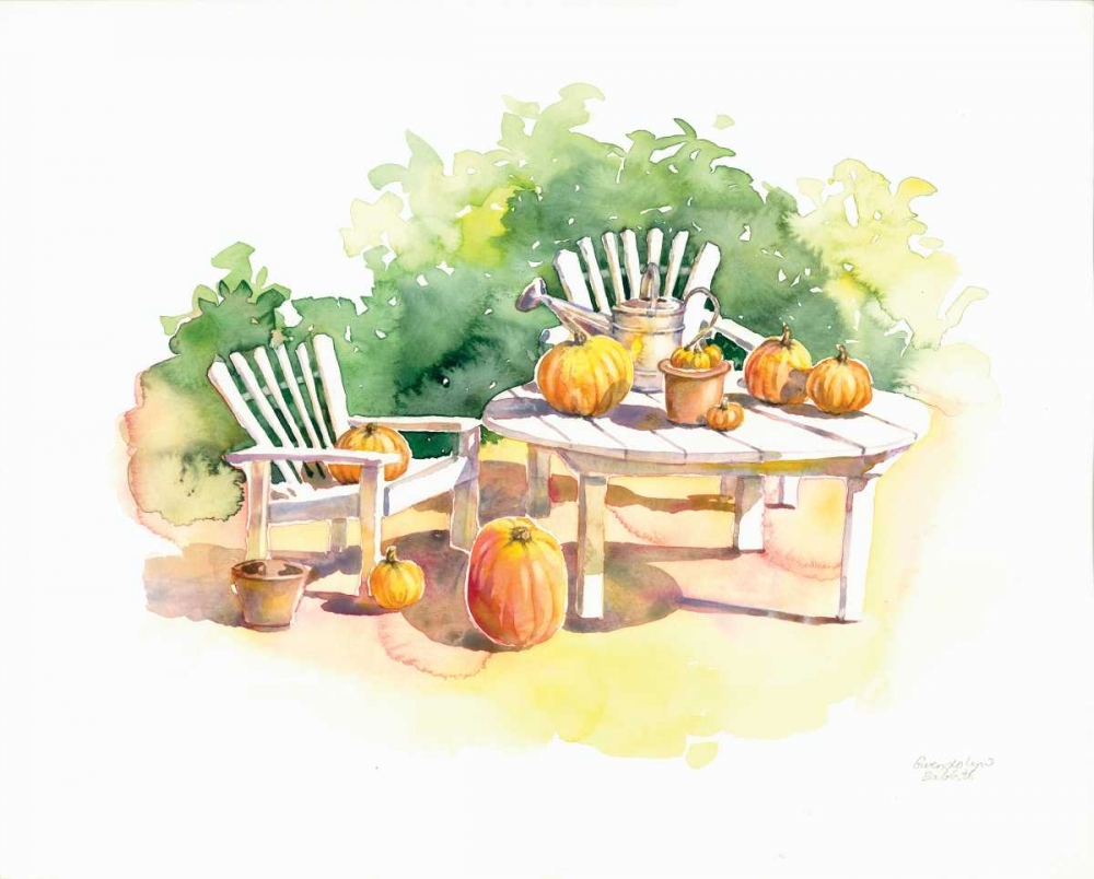 Filoli Pumpkins art print by Gwendolyn Babbitt for $57.95 CAD