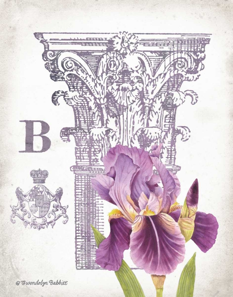 Column and Flower B art print by Gwendolyn Babbitt for $57.95 CAD