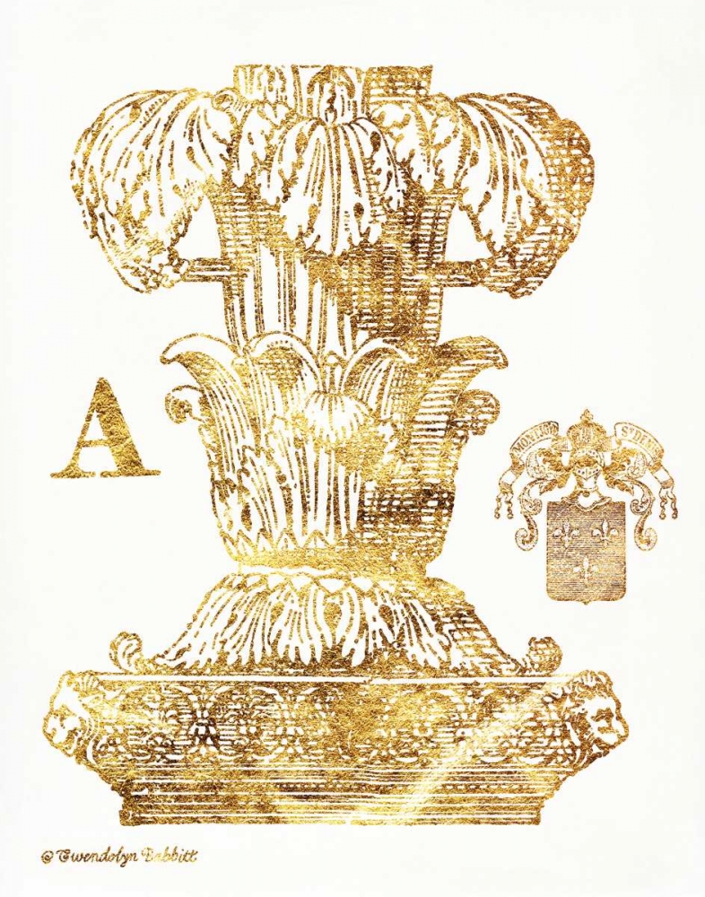 Gold Column A art print by Gwendolyn Babbitt for $57.95 CAD