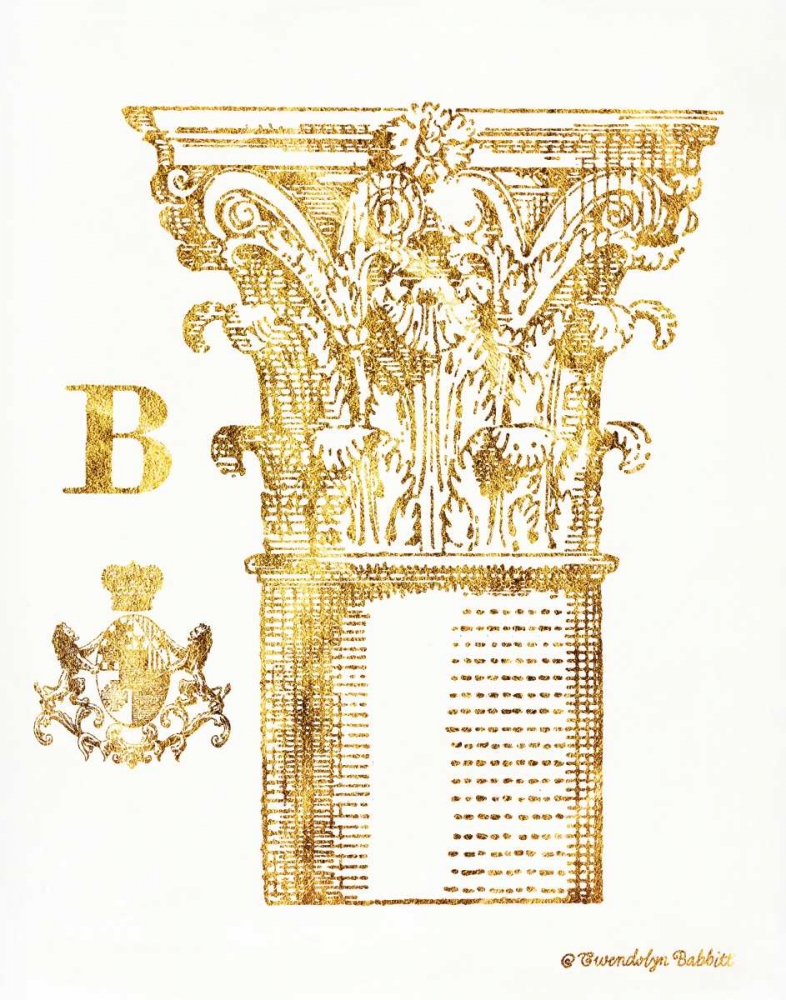 Gold Column B art print by Gwendolyn Babbitt for $57.95 CAD