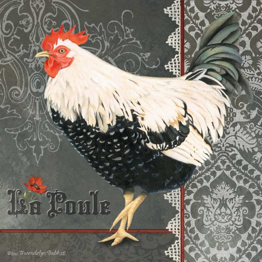 French Rooster II art print by Gwendolyn Babbitt for $57.95 CAD