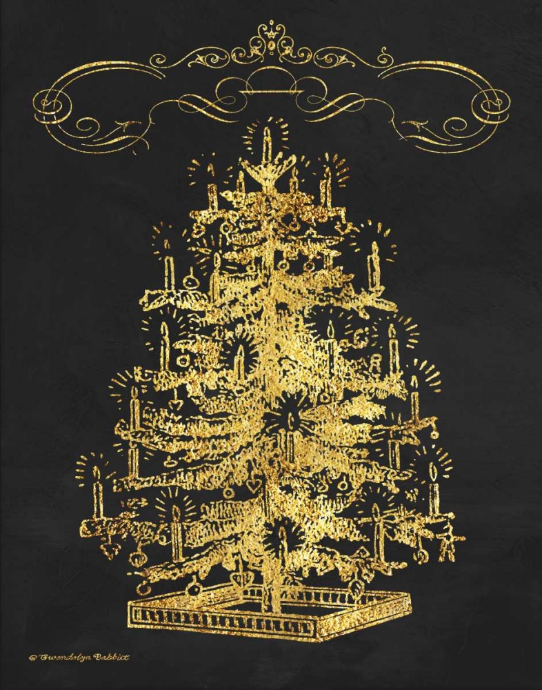 Gold Tree I art print by Gwendolyn Babbitt for $57.95 CAD