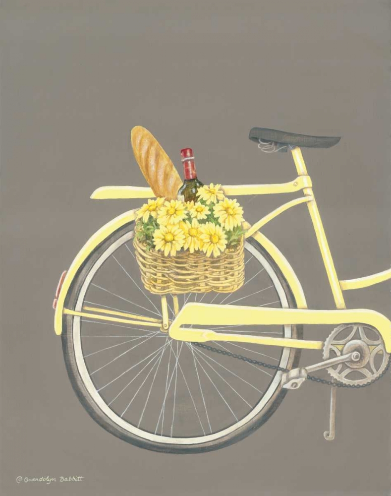 Bicycle I art print by Gwendolyn Babbitt for $57.95 CAD