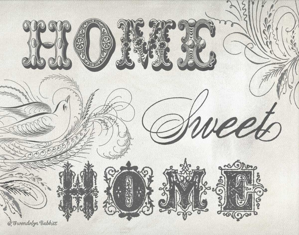 Home Sweet Home IV art print by Gwendolyn Babbitt for $57.95 CAD