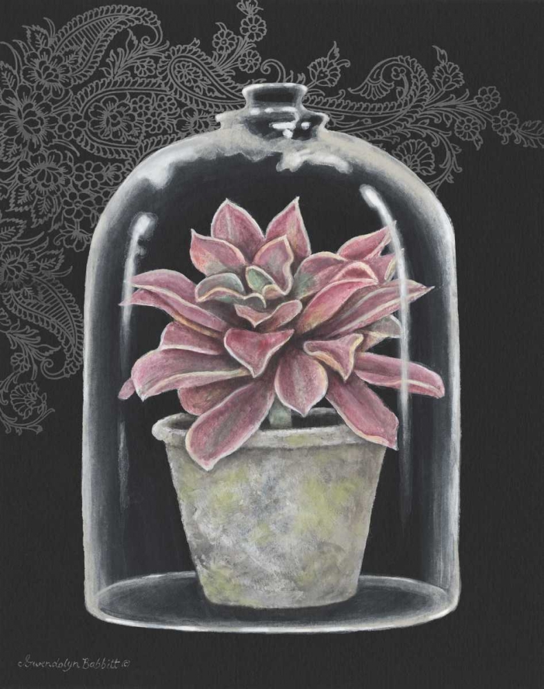 Succulent in Cloche III art print by Gwendolyn Babbitt for $57.95 CAD