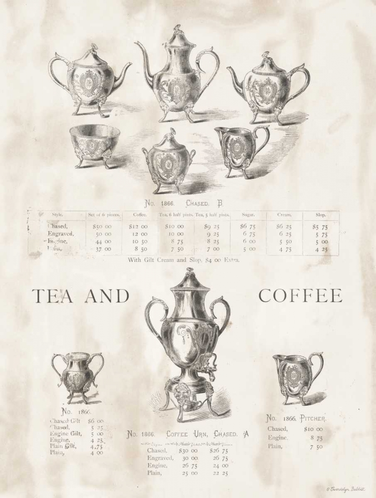 Tea and Coffee art print by Gwendolyn Babbitt for $57.95 CAD
