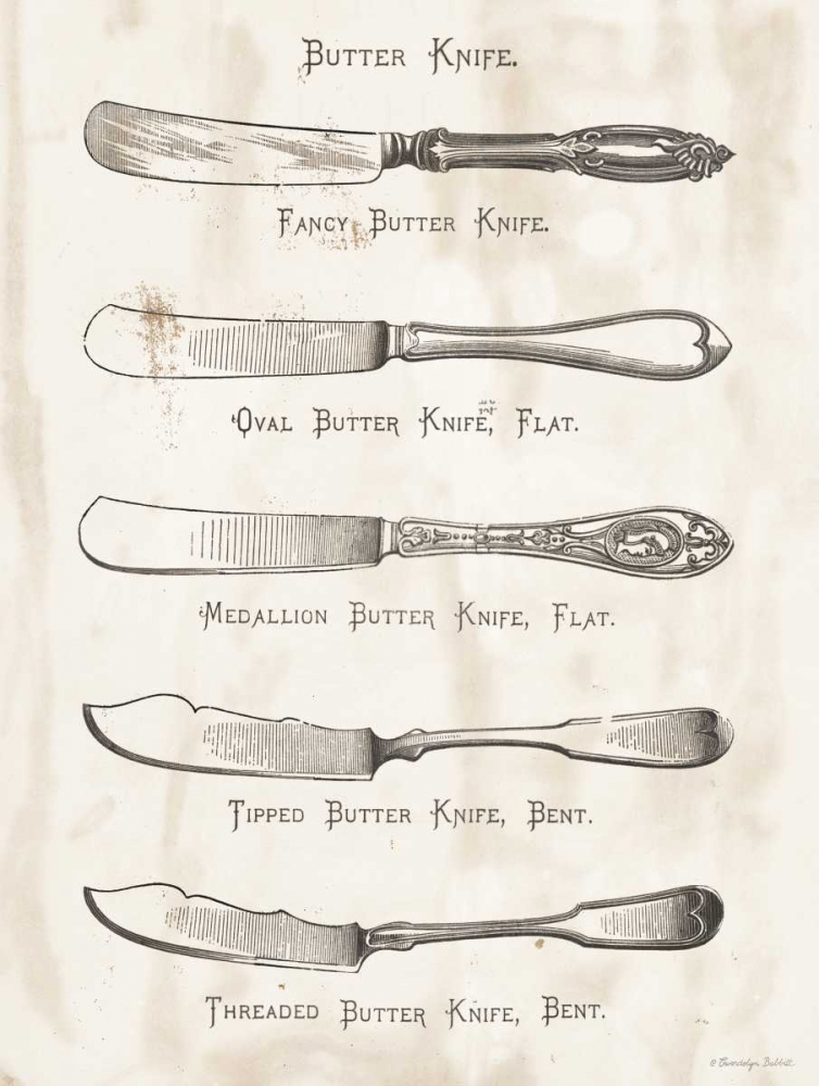 Butter Knives art print by Gwendolyn Babbitt for $57.95 CAD