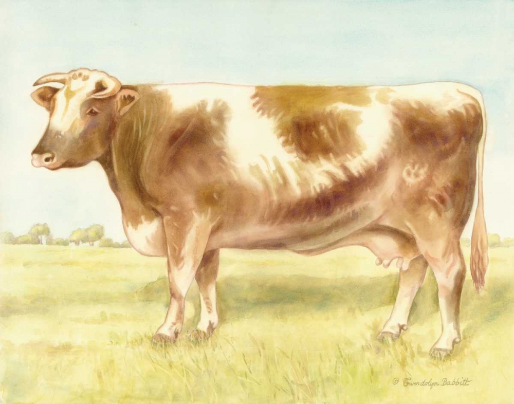 Cow art print by Gwendolyn Babbitt for $57.95 CAD