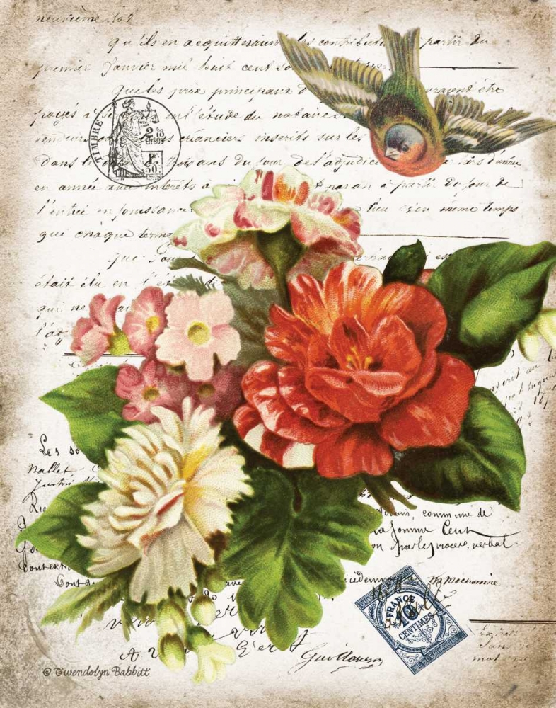 French Botanical I art print by Gwendolyn Babbitt for $57.95 CAD