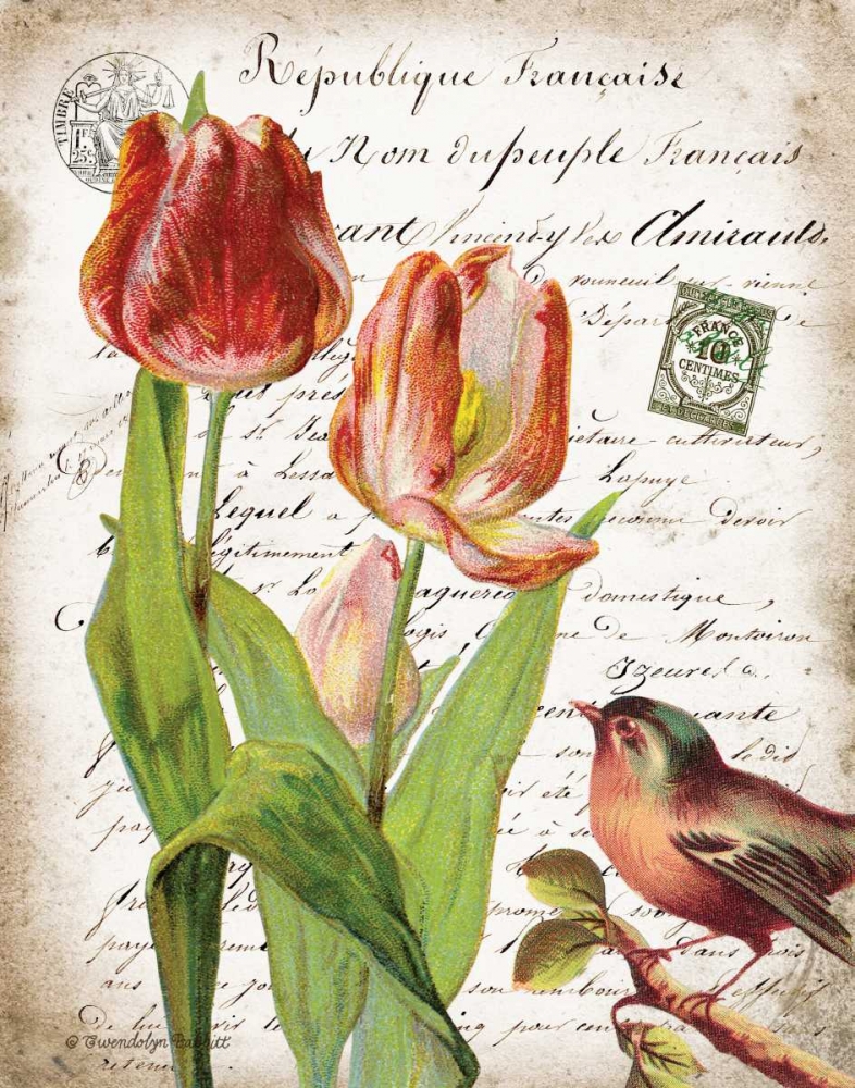 French Botanical II art print by Gwendolyn Babbitt for $57.95 CAD