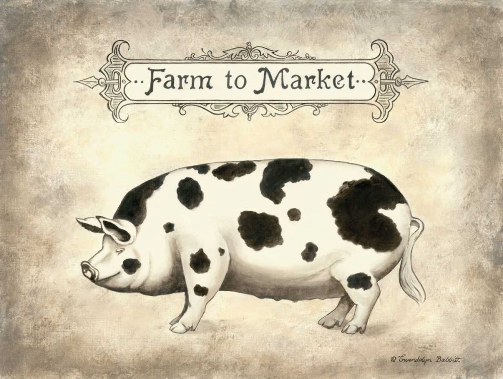Farm to Market art print by Gwendolyn Babbitt for $57.95 CAD
