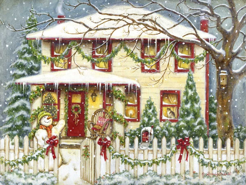 Home for the Holidays art print by Gwendolyn Babbitt for $57.95 CAD