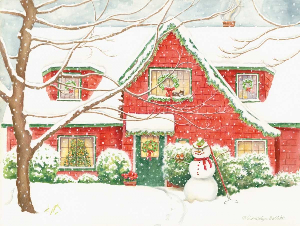 Home for Christmas art print by Gwendolyn Babbitt for $57.95 CAD