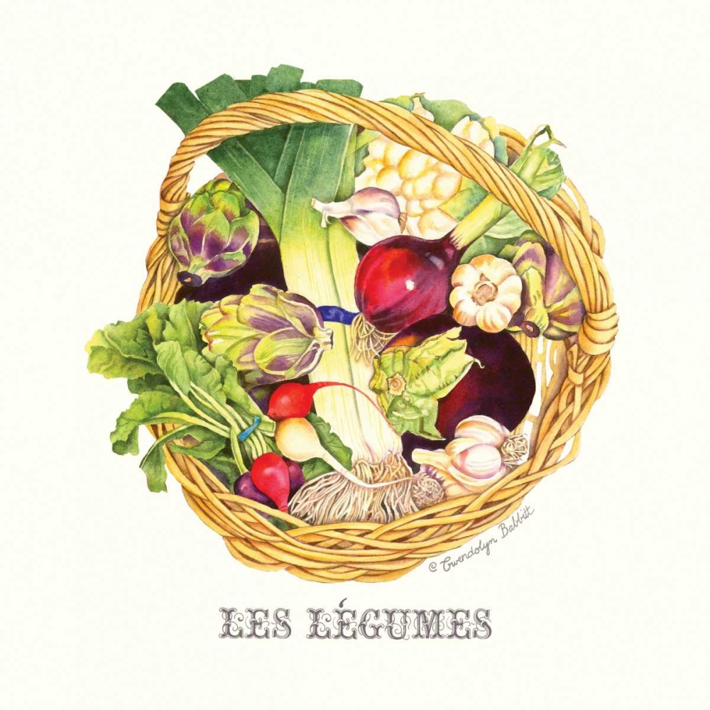 Les Legumes art print by Gwendolyn Babbitt for $57.95 CAD