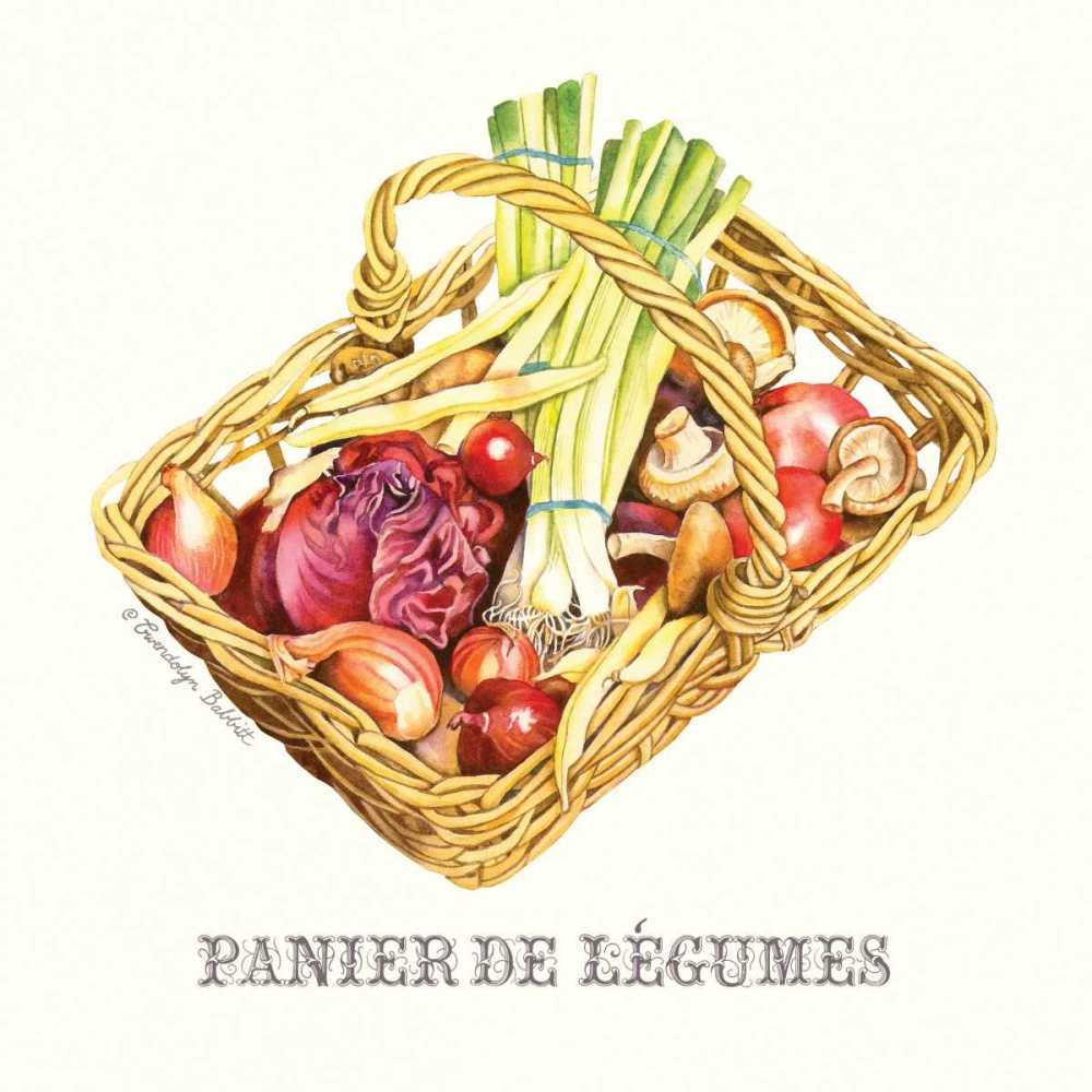 Panier de Legumes art print by Gwendolyn Babbitt for $57.95 CAD