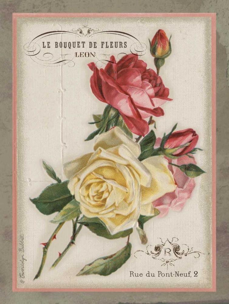 French Rose II art print by Gwendolyn Babbitt for $57.95 CAD