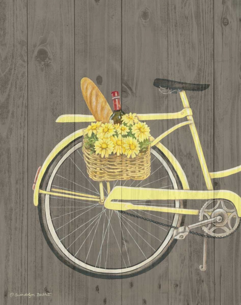 Spring Bike I art print by Gwendolyn Babbitt for $57.95 CAD