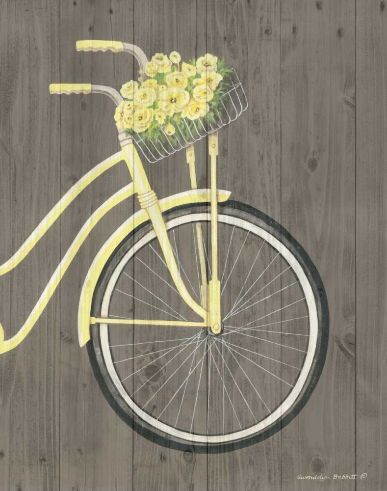 Spring Bike II art print by Gwendolyn Babbitt for $57.95 CAD