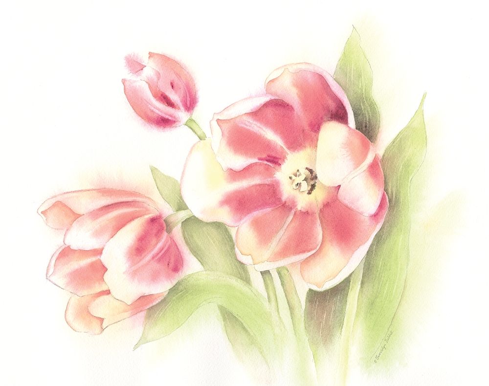 Happy Tulips art print by Gwendolyn Babbitt for $57.95 CAD