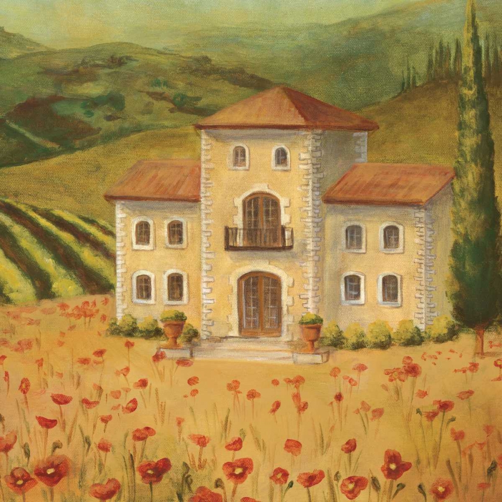 Tuscan Landscape II art print by Ella Belamar for $57.95 CAD