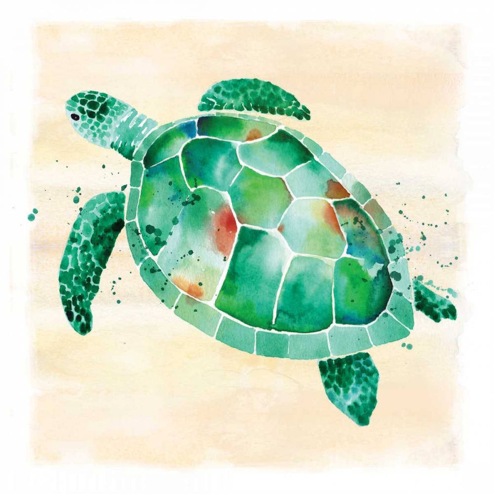Sea Turtle art print by Sara Berrenson for $57.95 CAD