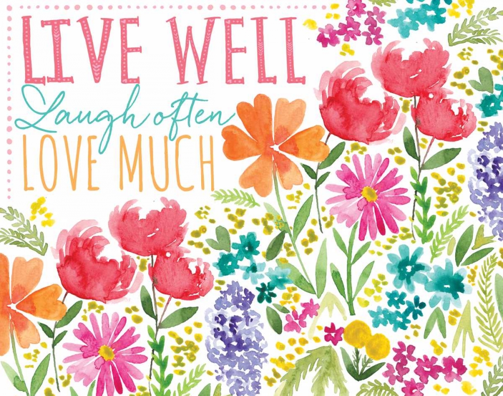 Live Well art print by Sara Berrenson for $57.95 CAD