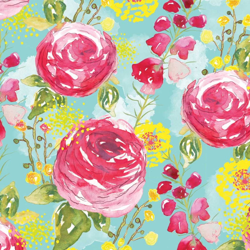Spring Fling Medley I art print by Sara Berrenson for $57.95 CAD