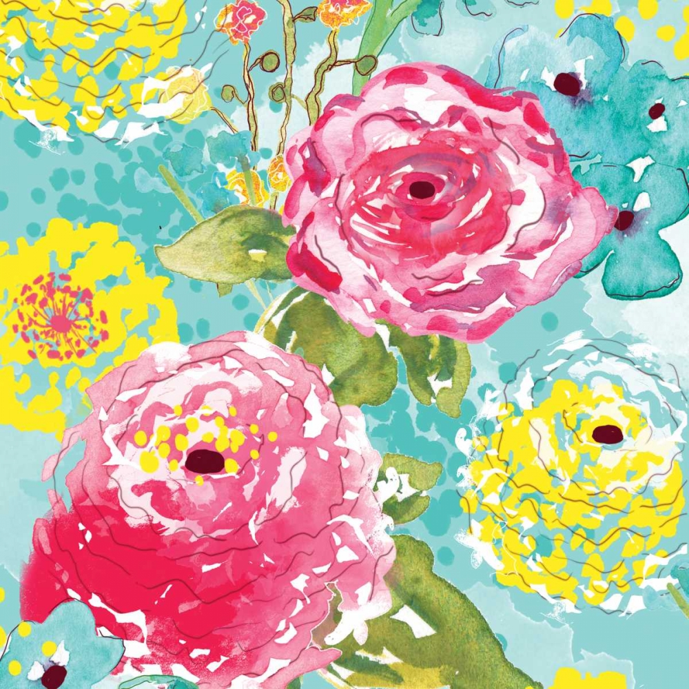 Spring Fling Medley II art print by Sara Berrenson for $57.95 CAD
