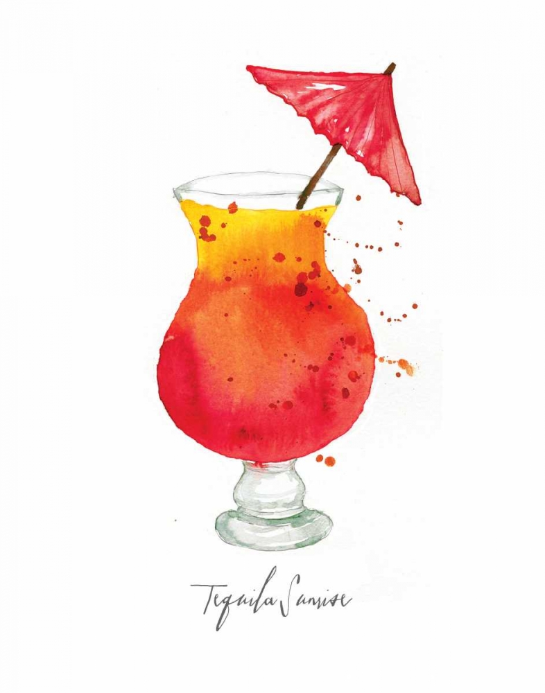 Tequila Sunrise art print by Sara Berrenson for $57.95 CAD